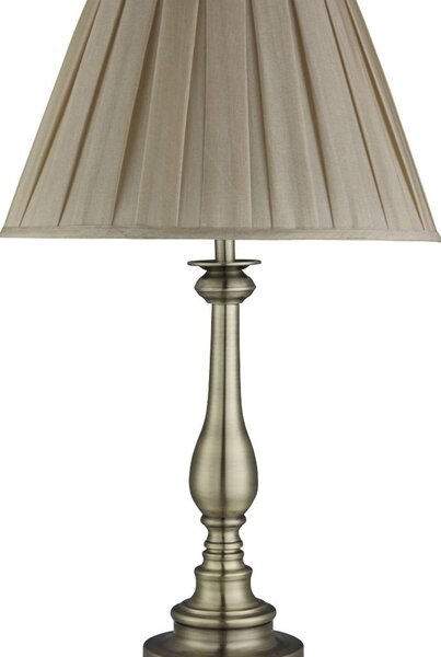 Lampada Da Scrivania Contemporanea Fiammingo Acciaio Ottone Tessuto 1 Luce E27