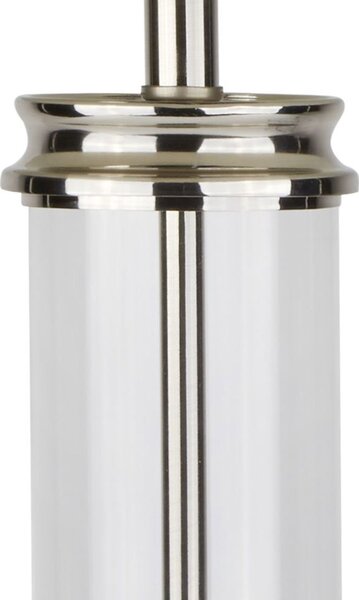 Lampada Da Scrivania Contemporanea Pedestal Acciaio Argento 1 Luce E27