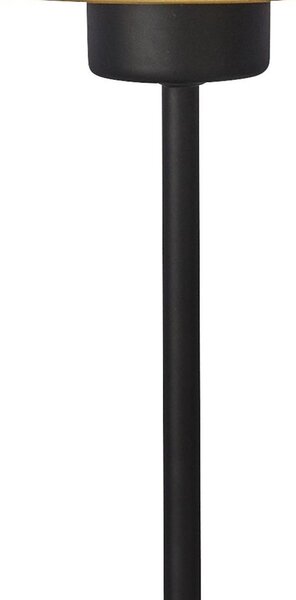 Lampada Da Scrivania Contemporanea Favo Acciaio Nero Oro 1 Luce E27