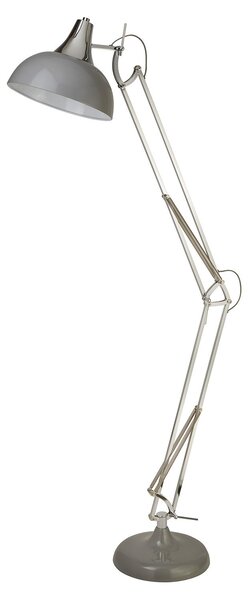 Piantana Contemporaneo Golia Acciaio Cromo 1 Luce E27