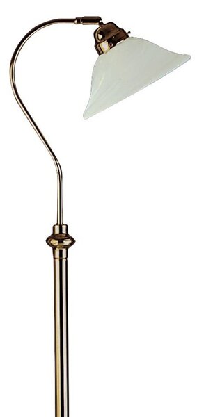 Piantana Classico Adjustable Acciaio Adjustable Vetro 1 Luce E27