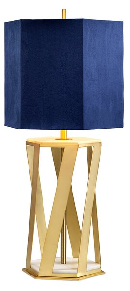 Lampada Da Scrivania Contemporanea Apollo Acciaio Ottone Spazzolato 1 Luce E27