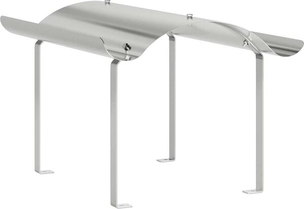 Cappello per Camino Argento 59,5 x 50 x 36,5 cm