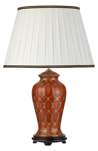 Lampada Da Scrivania Contemporanea Datai Porcellana Terracotta 1 Luce E27