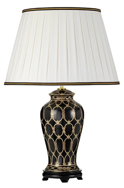 Lampada Da Scrivania Contemporanea Taipei Porcellana Oro 1 Luce E27