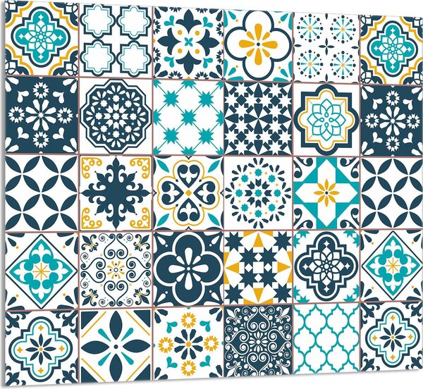 PIATTO IN VETRO PER CUCINA 65x60 Mosaico