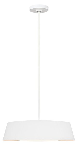 Lampadario Contemporaneo Asher Acciaio Bianco Opaco Vetro 5 Luci E14