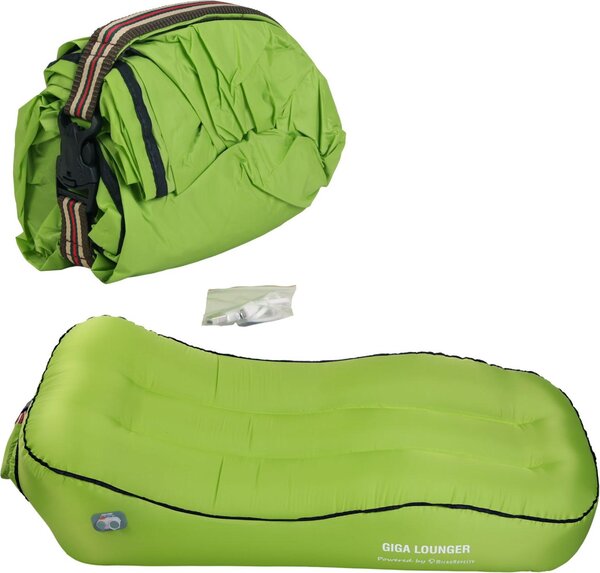 Materasso gonfiabile Giga Lounger CS1 con pompa integrata Verde