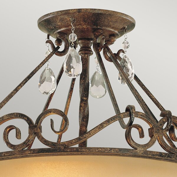 Lampada a Soffitto Industrial Nordico New Harbor Acciaio Bronzo Western 4 Luci E27