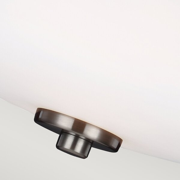 Lampada a Soffitto Industrial Nordica Trilogy Metallo Nichel Spazzolato 1 Luce E27