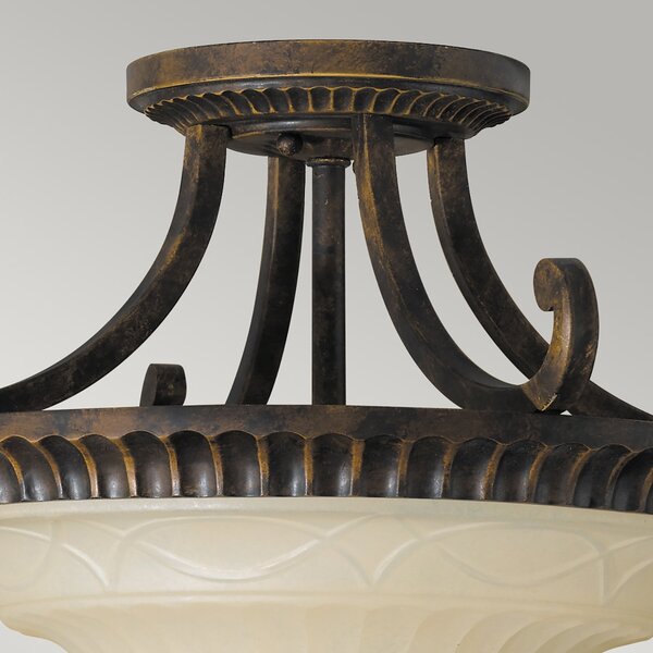 Lampada a Soffitto Industrial Nordico Trilogy Metallo Bronzo Antico 3 Luci E27
