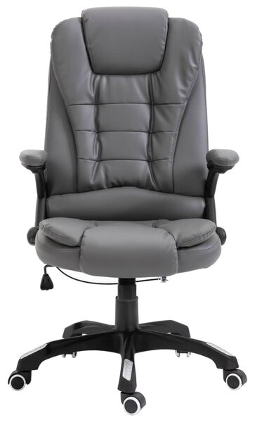 VidaXL Sedia da ufficio in Pelle finta antracite