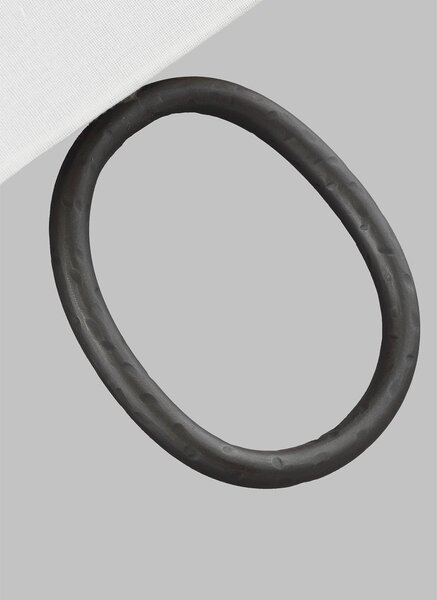 Applique Contemporanea Indo Acciaio Ferro Antico 1 Luce E27
