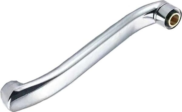 INF Rubinetto Cucina Acciaio Inox 18cm - Estensione per Lavello Argento