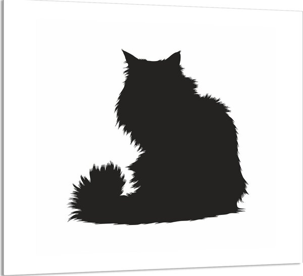 PIATTO IN VETRO PER CUCINA 65x60 Cat