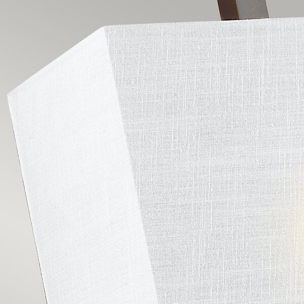 Applique Contemporanea Teva Acciaio Bronzo Antico 1 Luce E27
