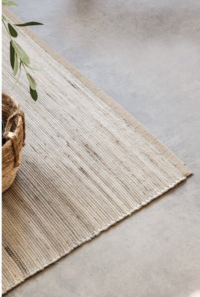 Tappeto colore naturale chiaro in misto iuta reversibile/tessuto a mano 160x230 cm Handloom – Hanse Home