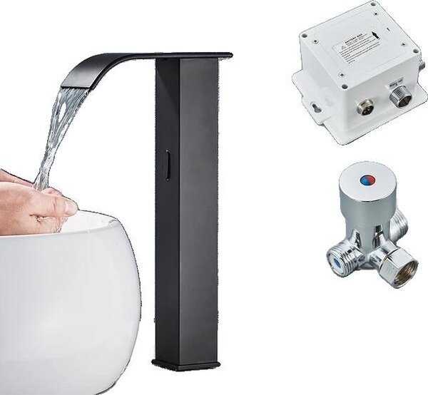 Miscelatore per lavabo, sensore intelligente, touchless