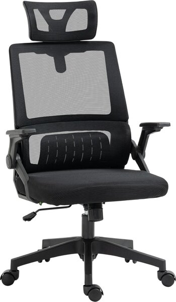 Vinsetto: sedia da ufficio ergonomica con poggiatesta regolabile