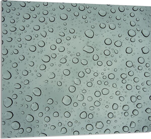 PIATTO IN VETRO PER CUCINA 65x60 gocce