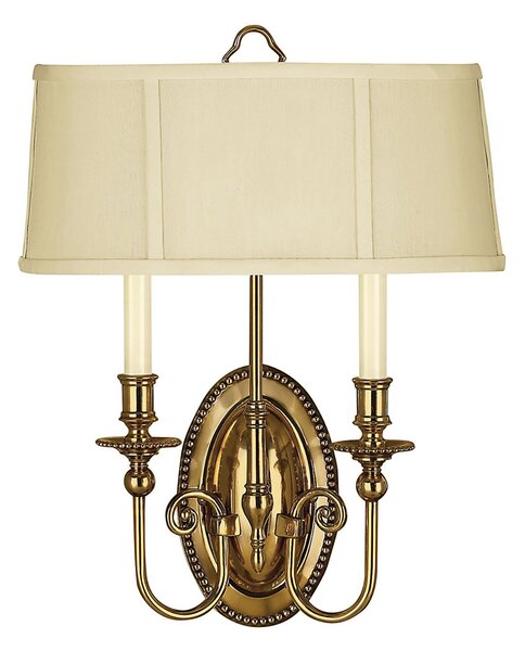 Applique Classica Cambridge Ottone Brunito 2 Luci E14