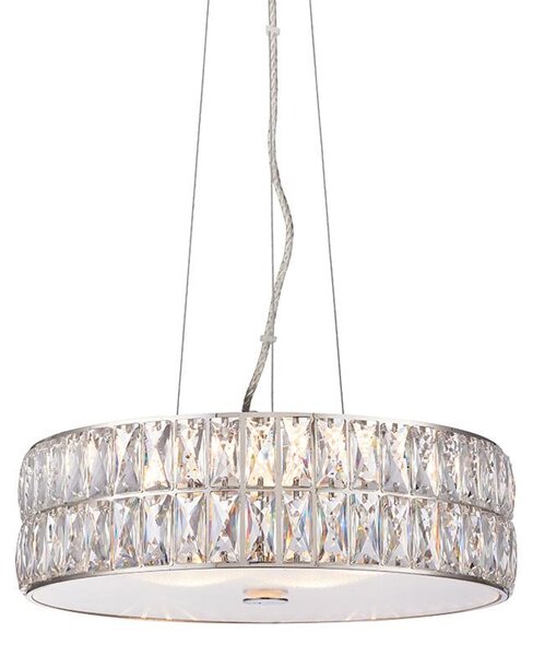 Lampada a sospensione Verina | 5 luci | LED da 5 W, 2250 lumen | 3000 Kelvin | Metallo/vetro