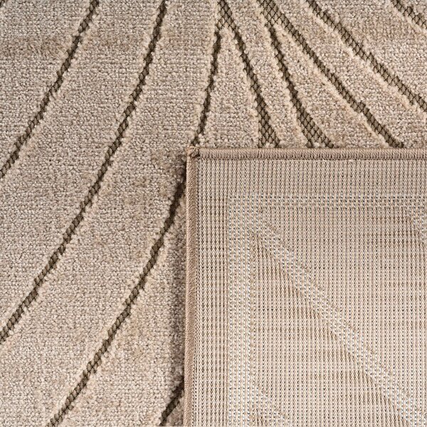 Tappeto da interno/esterno rotondo beige ø 120 cm Nova 1204 – Ayyildiz Carpets