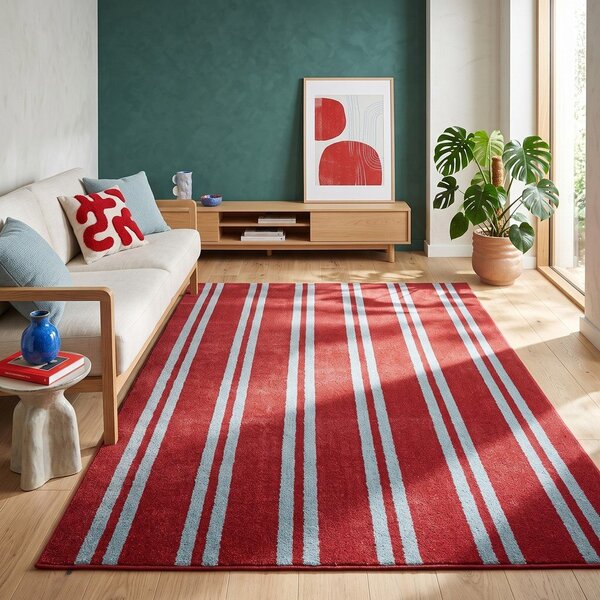 Tappeto rosso/blu 160x230 cm Riviera – ESTE