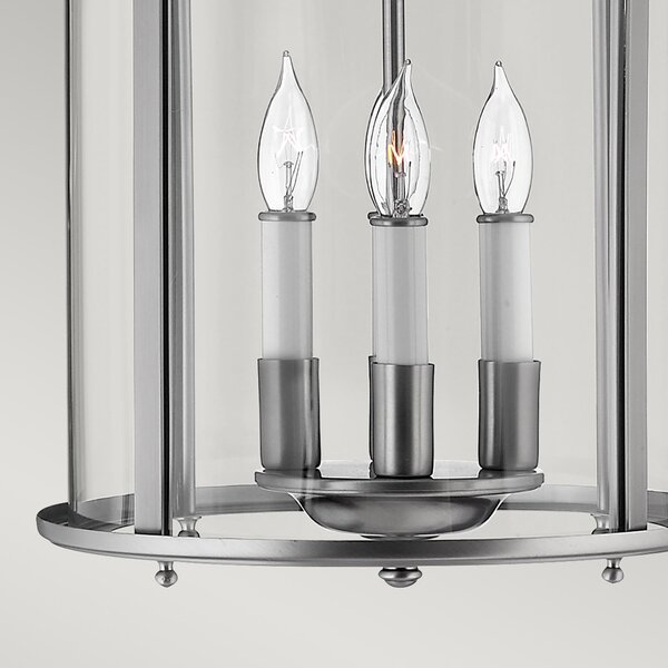 Lampadario Contemporaneo Gentry Acciaio Peltro Vetro 4 Luci E14