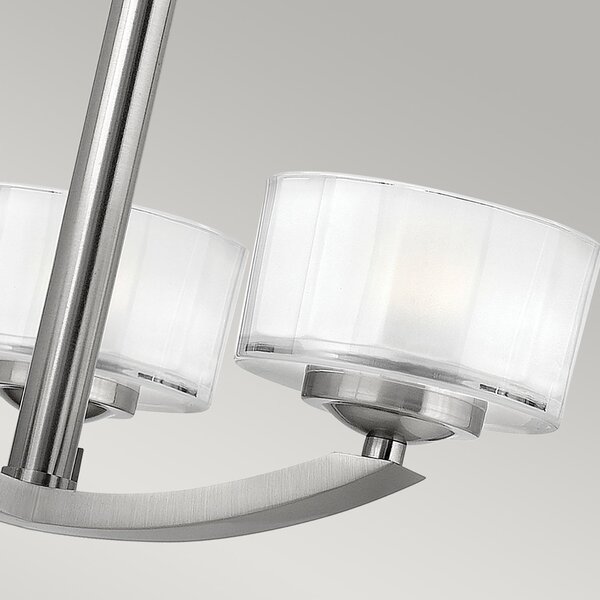 Lampada a Soffitto Industrial 2 Luci Tyr In Acciaio Nero Paralumi A Gabbia