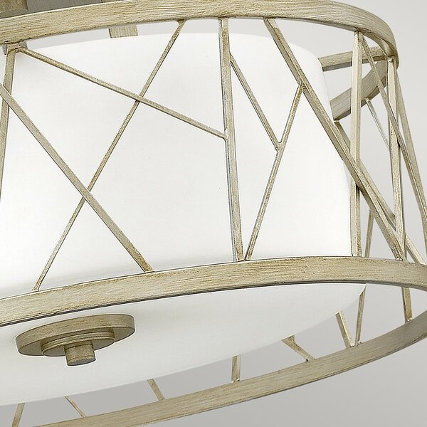 Lampada a Soffitto Industrial 3 Luci Tyr In Acciaio Nero Paralumi A Gabbia