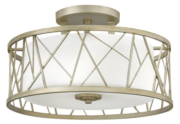 Lampada a Soffitto Industrial 3 Luci Tyr In Acciaio Nero Paralumi A Gabbia