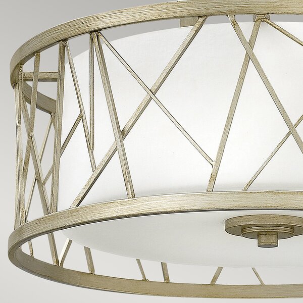 Lampada a Soffitto Industrial 3 Luci Tyr In Acciaio Nero Paralumi A Gabbia