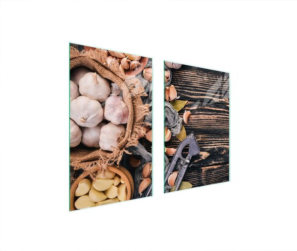 Piatto Protettivo In Vetro Per Cucina 65X52 Cibo