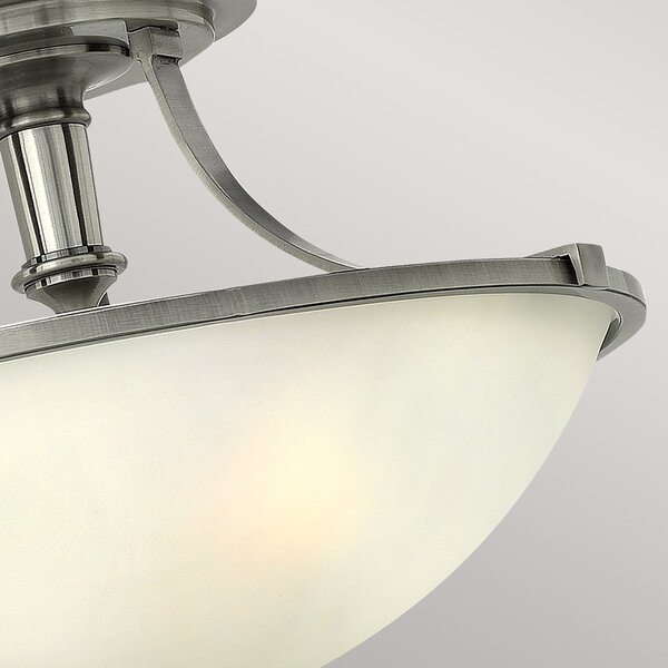 Lampada a Soffitto Industrial 3 Luci Sekhmet In Acciaio Nero E Diffusori A Cupola