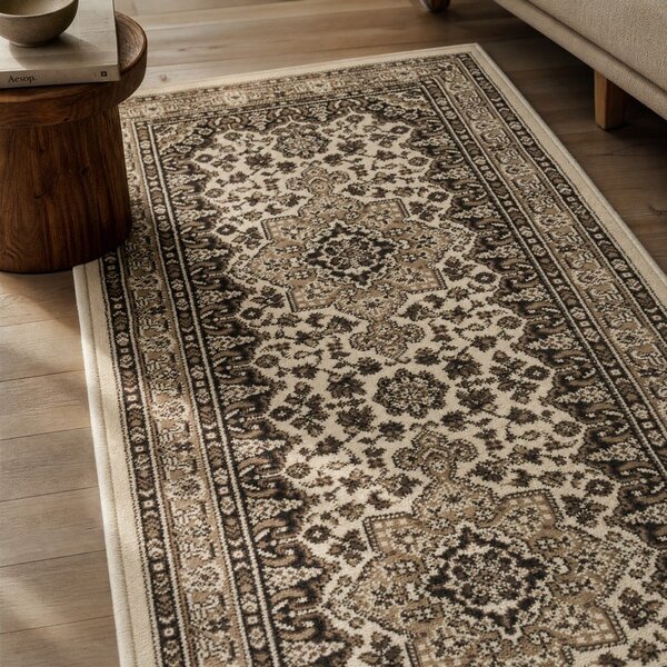 Runner beige , 80 x 250 cm Parun Tabriz - Nouristan