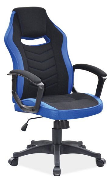 Sedia da ufficio ELIDA - nero / blu