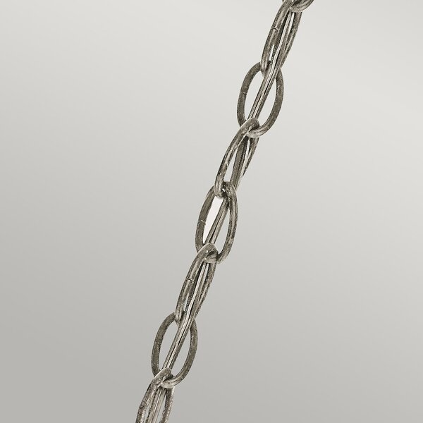 Sospensione Classica Rosalie Acciaio Oro Sterlina 1 Luce E27