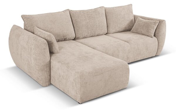 Divano angolare beige (angolo sinistro) Matera - Cosmopolitan Design