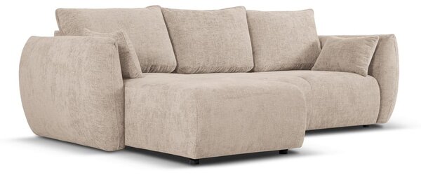 Divano angolare beige (angolo sinistro) Matera - Cosmopolitan Design