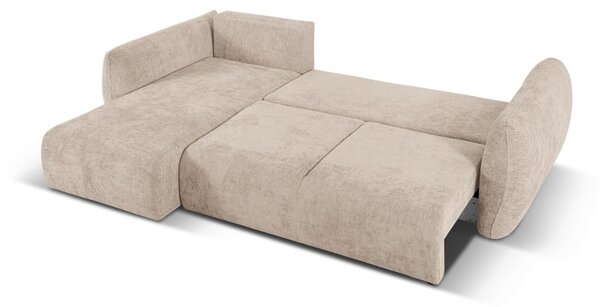 Divano angolare beige (angolo sinistro) Matera - Cosmopolitan Design