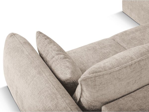 Divano angolare beige (angolo sinistro) Matera - Cosmopolitan Design