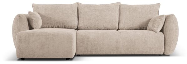 Divano angolare beige (angolo sinistro) Matera - Cosmopolitan Design