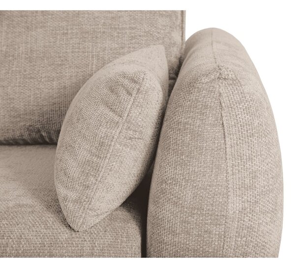 Divano angolare beige (angolo sinistro) Matera - Cosmopolitan Design