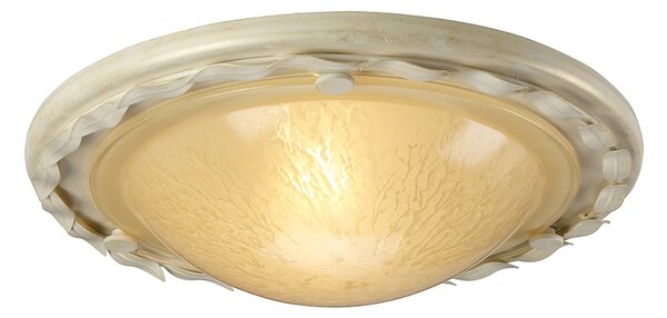 Plafoniera Classica Olivia Metallo Oro 1 Luce E27