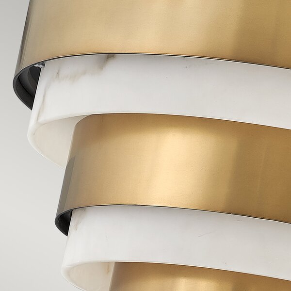 Lampada A Soffitto Contemporanea Echelon Acciaio Ottone Antico 3 Luci E14