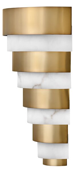Applique Contemporanea Echelon Acciaio Ottone Antico Led 12W 3000K 1080Lm