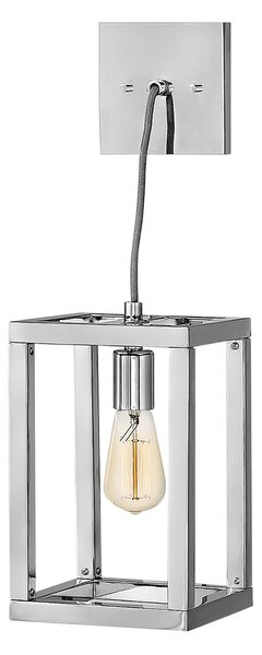 Sospensione Contemporanea Ensemble Acciaio Nichel Lucido 1 Luce E27