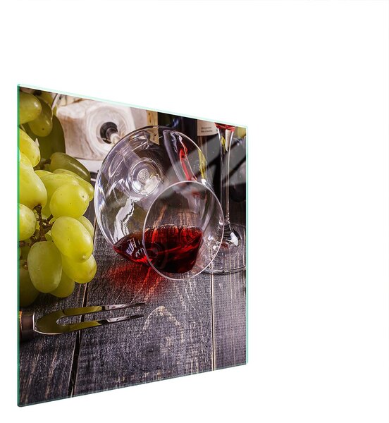 Piatto Di Protezione In Vetro Per Il Cuore 50X52 Vino