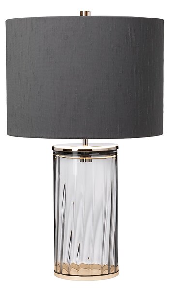 Lampada Da Scrivania Contemporanea Reno Acciaio Nichel Lucido 1 Luce E27